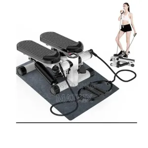 2in1 Stepper With Electric Ropes, Mini Exercise Bike
