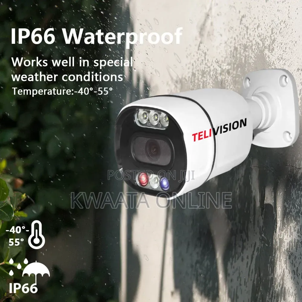 8mp Security Camera System Two Way Audio 8ch Poe Ip P2p, 1tb Hard Disk