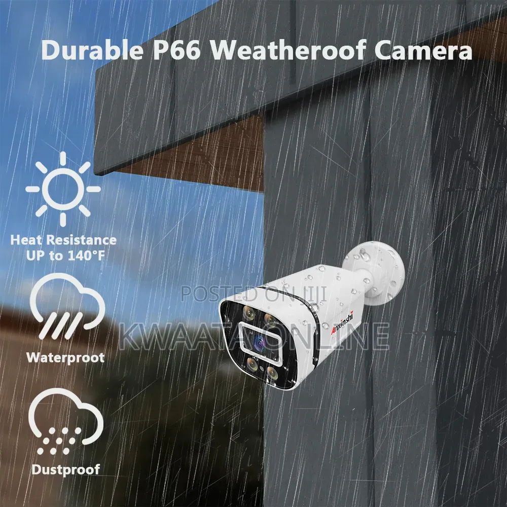8mp Security Camera System Two Way Audio 8ch Poe Ip P2p, 1tb Hard Disk
