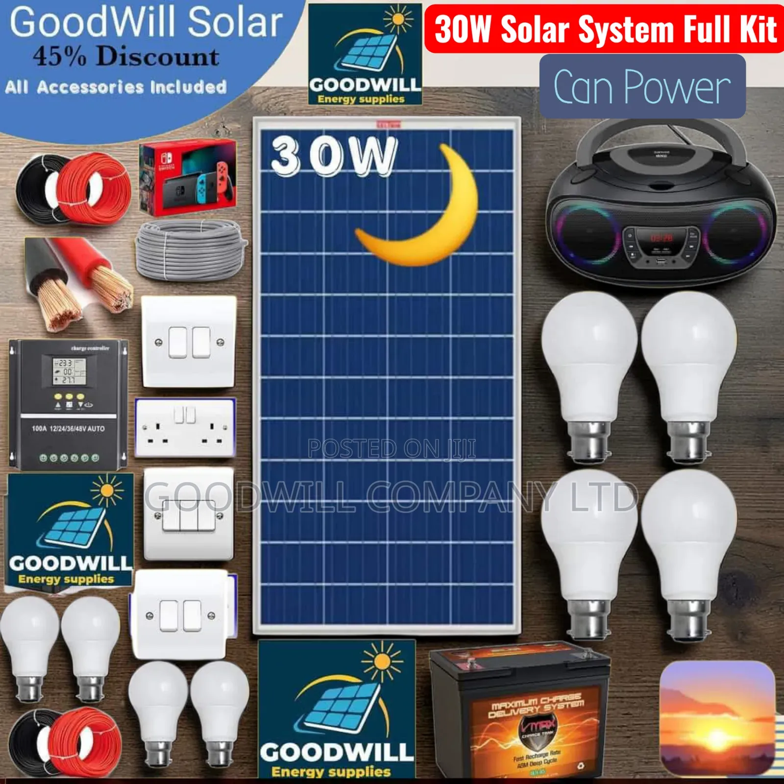 30w Next Power Solar Kit