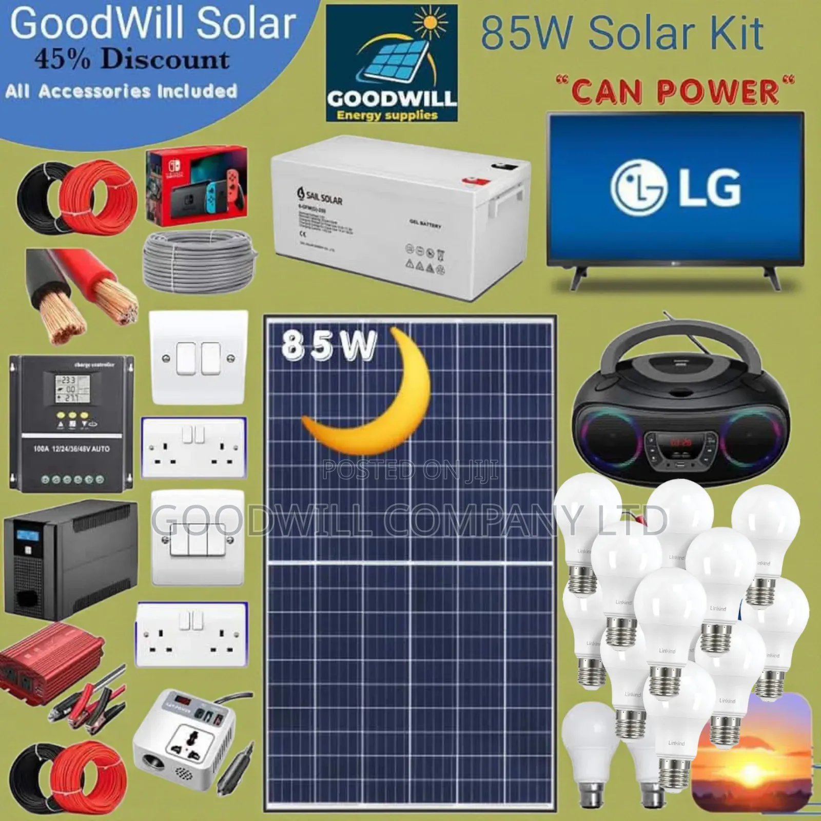 85w Next Power Solar Kit