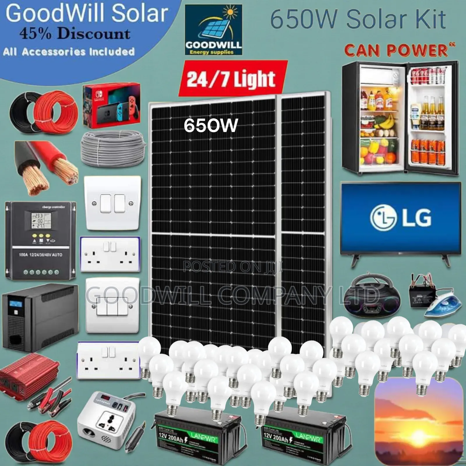 650w Next Power Solar Kit