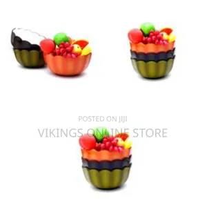 3 Pieces of Melamine Fruit Bowl Salad Dish Basin Plate Serving Tray