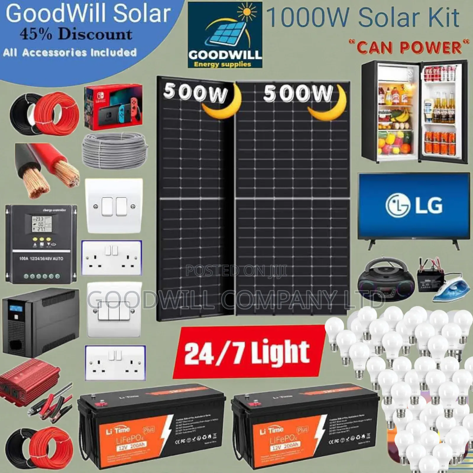 1000w 1kwh Next Power Solar Kit