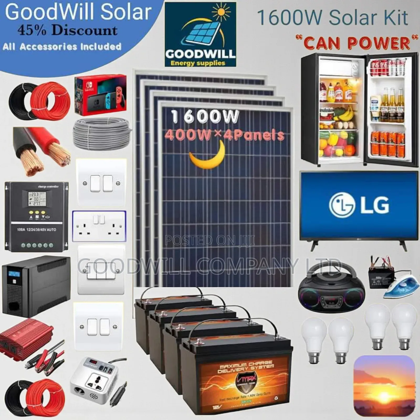 1600w Next Power Solar Kit