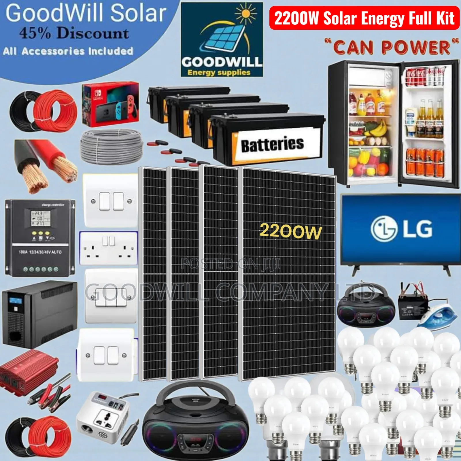 2200w Next Power Solar Kit