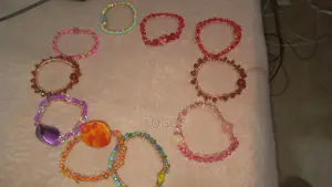 Copper Wire Beaded Braclets