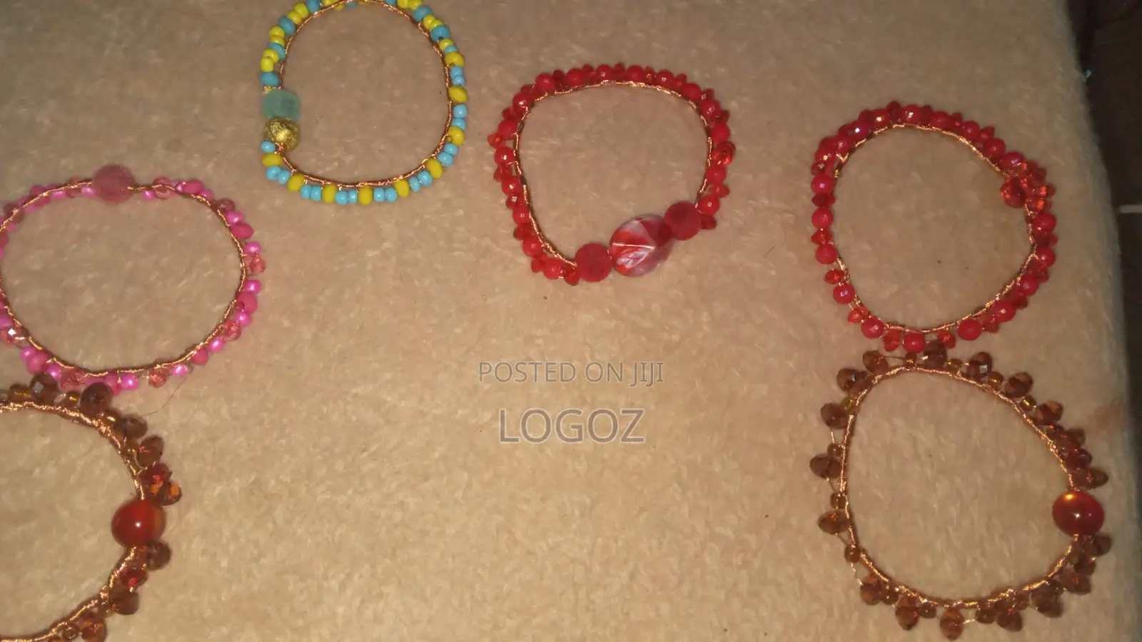 Copper Wire Beaded Braclets