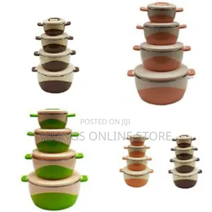 4 Pieces Insulated Hot Pot Dishes 800/1600/2200/3200- Multi Colors