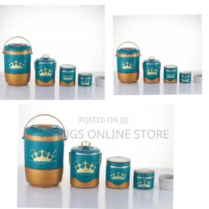 4 Pc Insulated Hot Pot Dishes Food Warmer Container -Multi-Colour