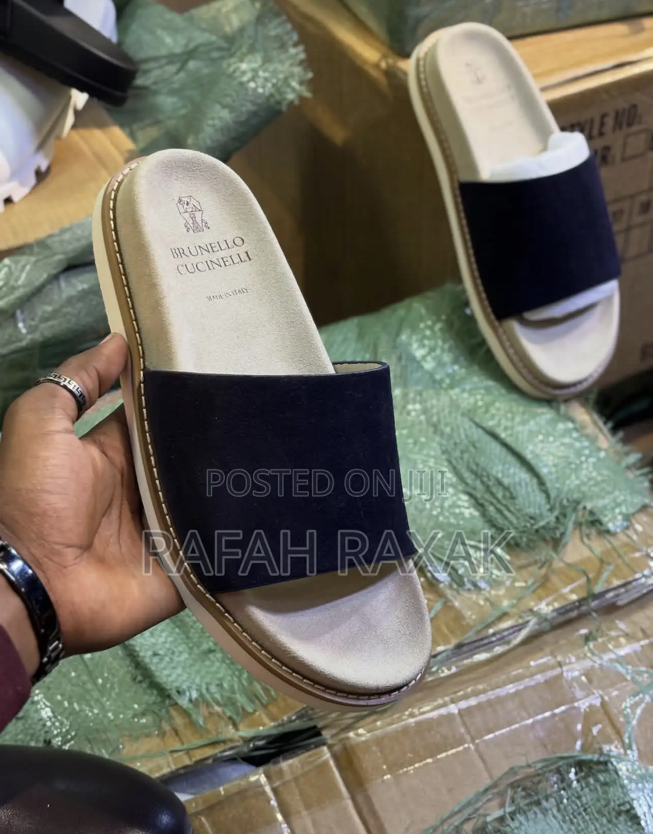 Suede Brunello Cucinelli Men’S Sandals