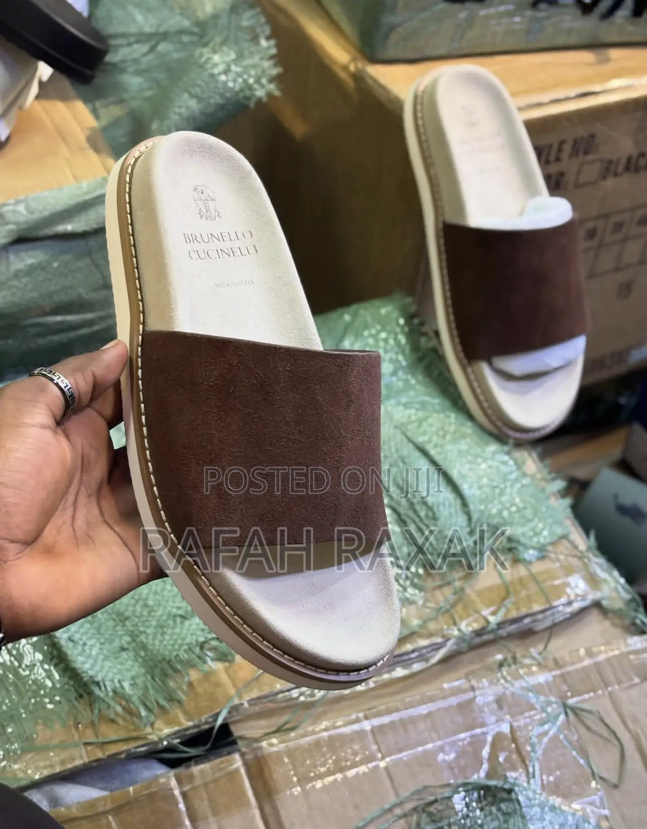 Suede Brunello Cucinelli Men’S Sandals