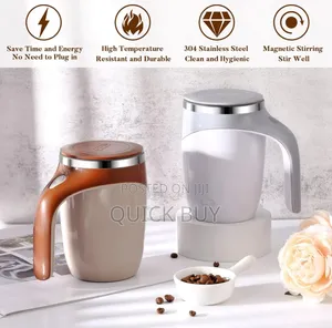 Automatic Self-Stirring Coffee Mug