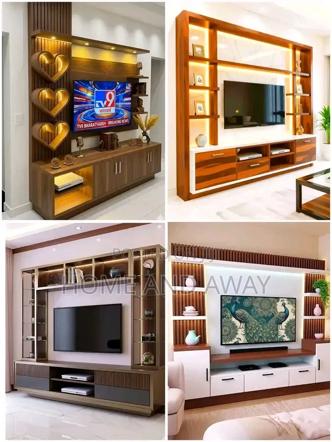 Wall Tv Stands With Storage Cabinets From 1,550,000/- In Any Colour