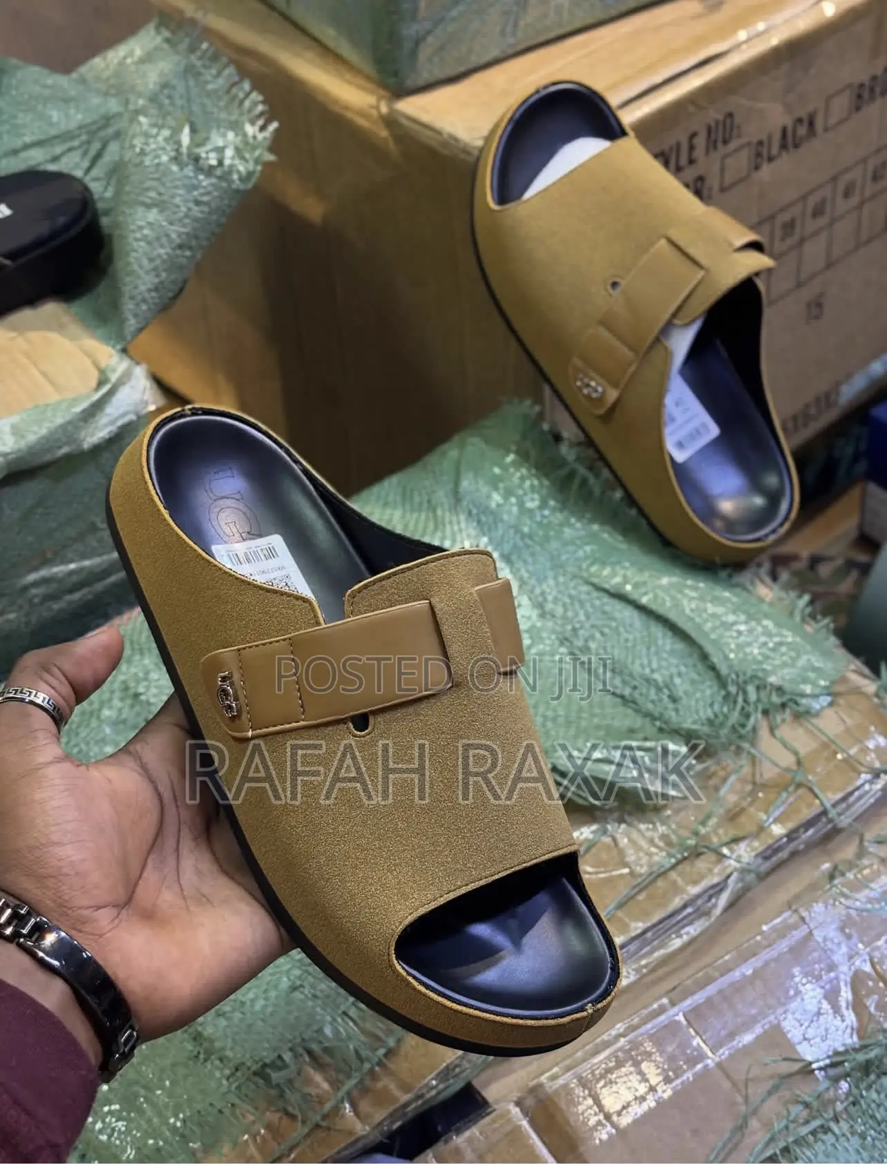 Suede Ugg Suede Slide Sandals