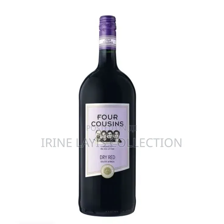 Cousins Smooth Dry Red Wine.