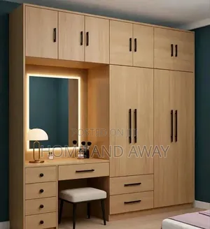 Bright Colored Wardrobes With Inbuilt Dressing Mirror Unit 2,100,000/-