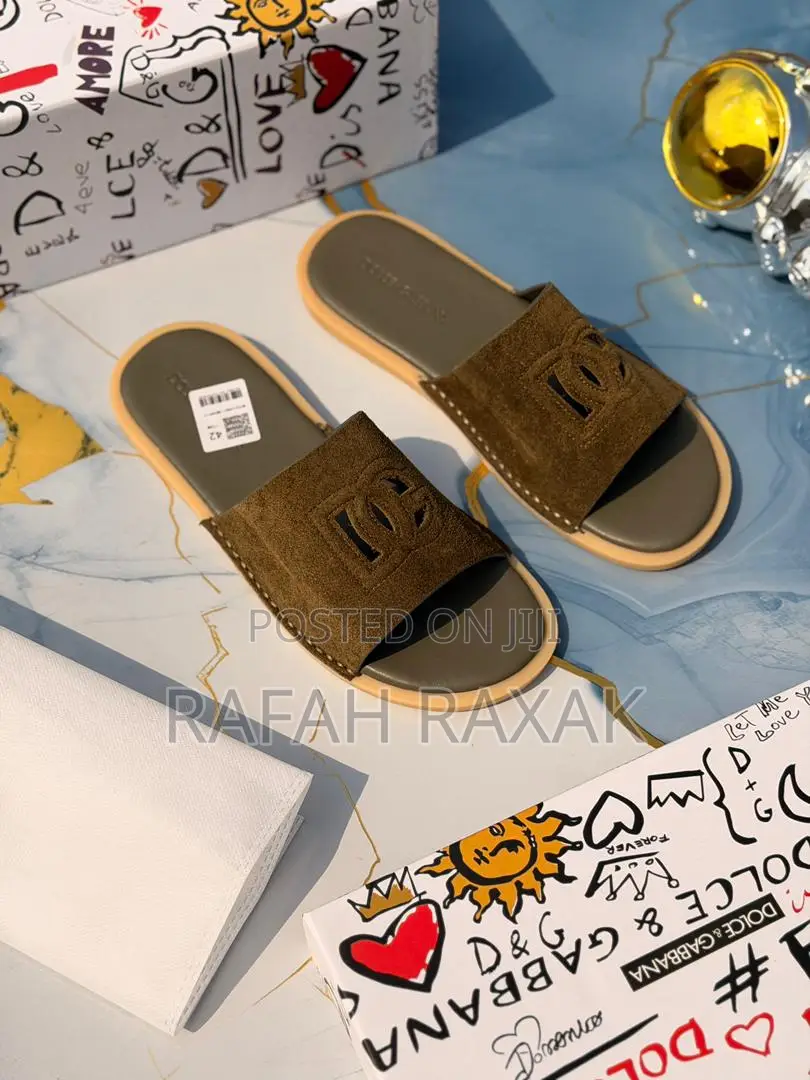 Rubber Sole Dolce and Gabbana Men’S Sandals