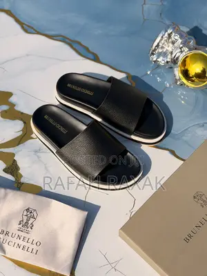 Black Version of Brunello Cucinelli Men’S Sandals