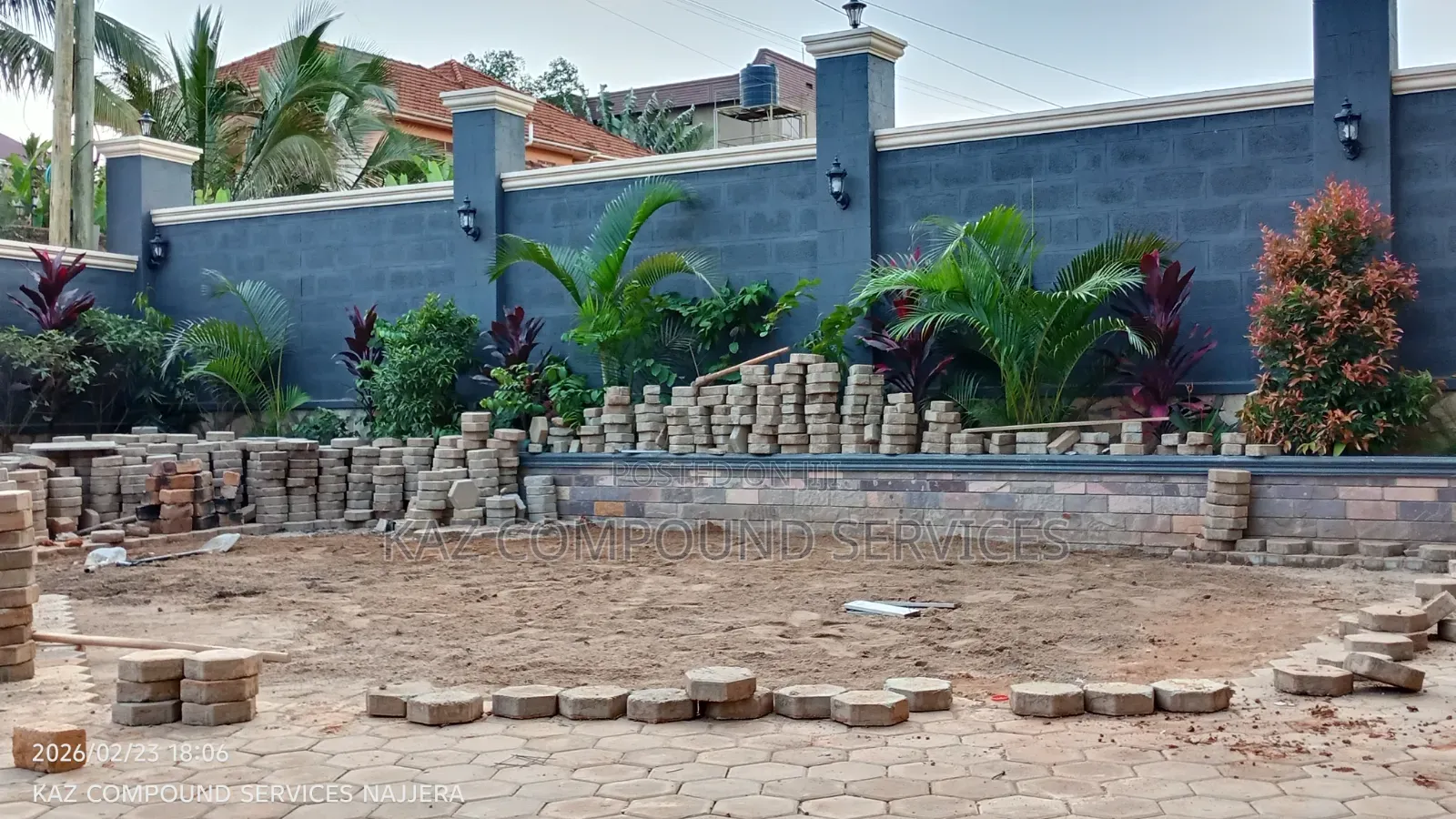 Concrete Paver Laying