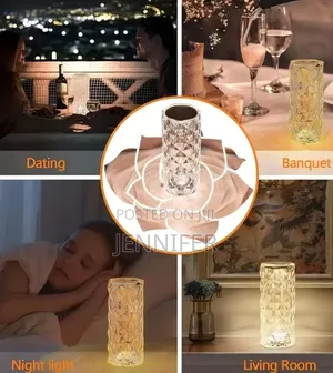 Crystal Rose Diamond Table