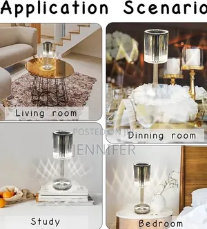 Rechargeable Acrylic Crystal Table Lamps