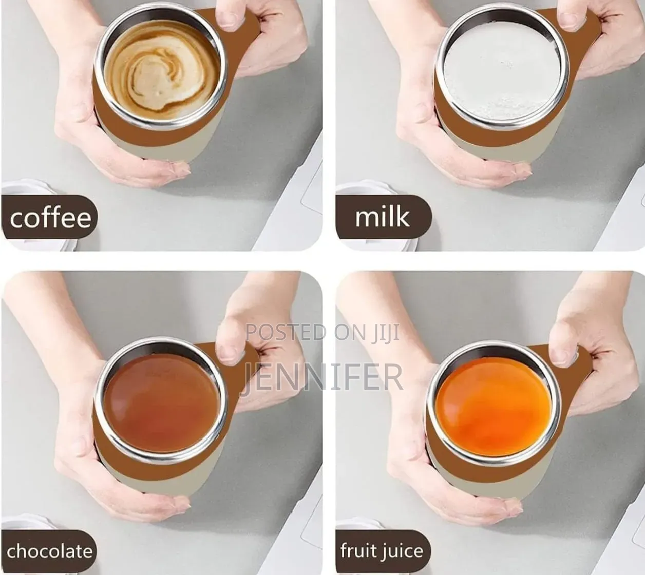 Automatic Self-Stirring Coffee Mug