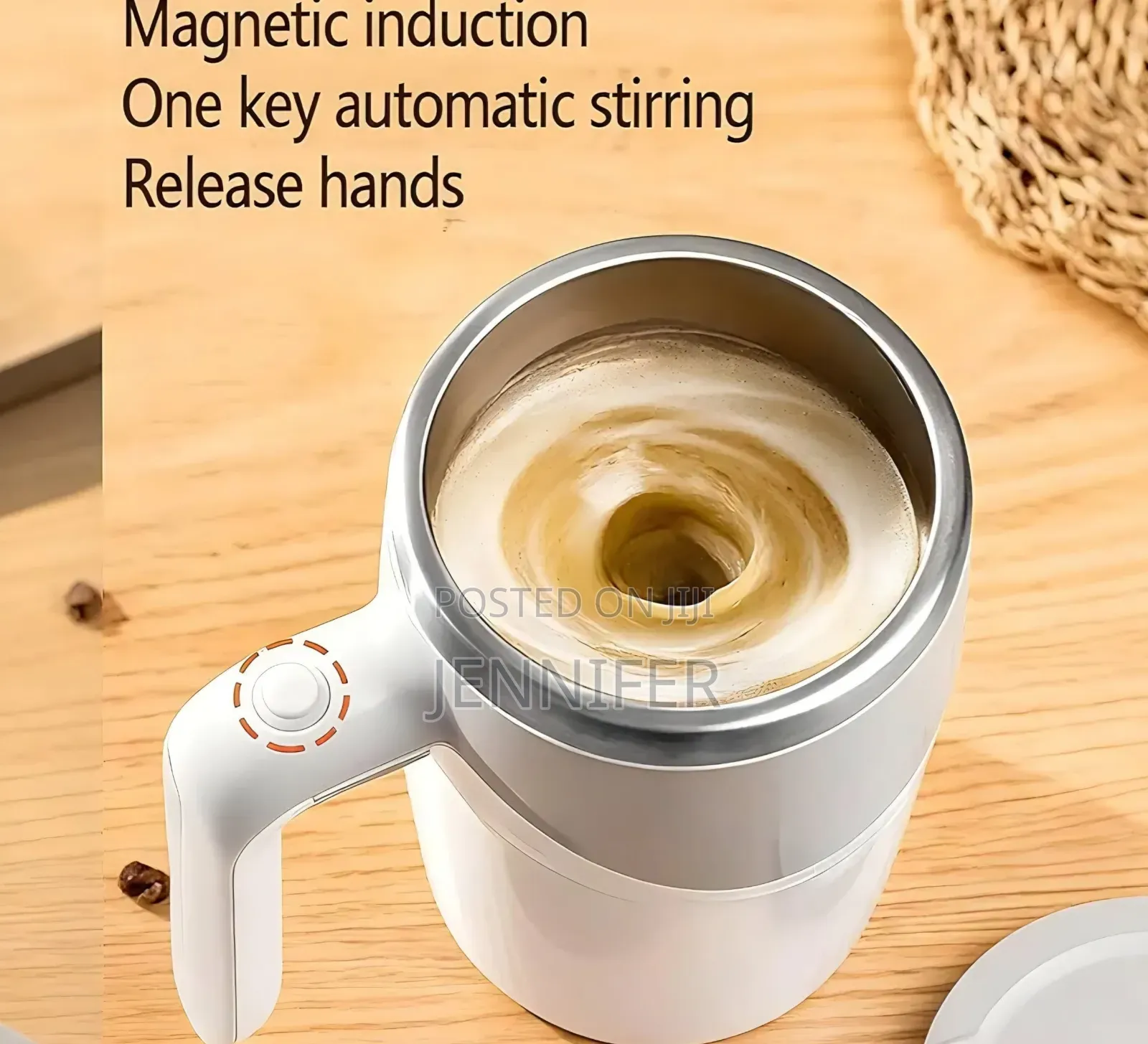 Automatic Self-Stirring Coffee Mug