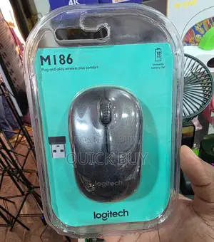Logitech M186 Grey Wireless Mouse