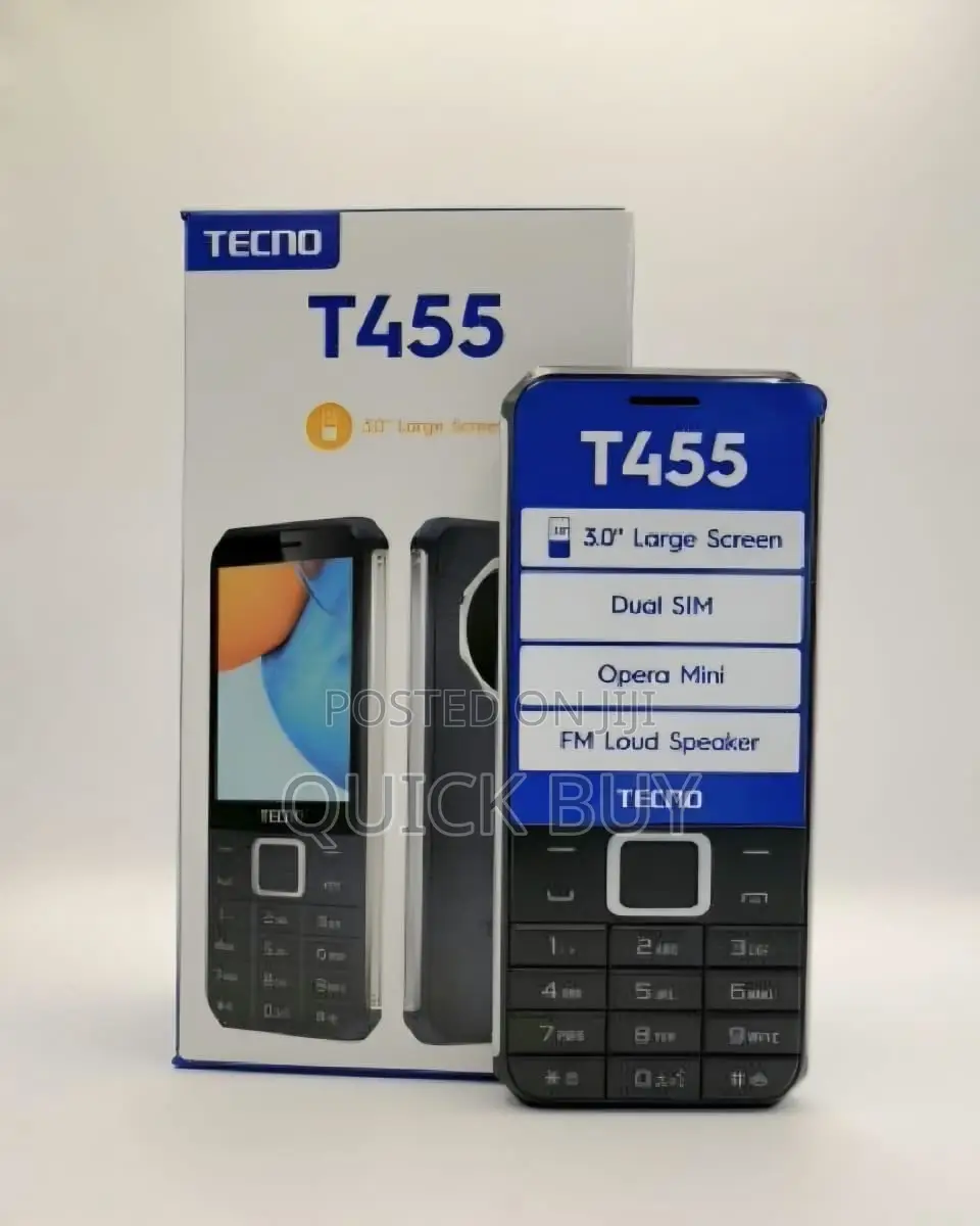 New Tecno T455 Black