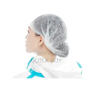 100pcs Non-woven Disposable Hair Net Bouffant Caps
