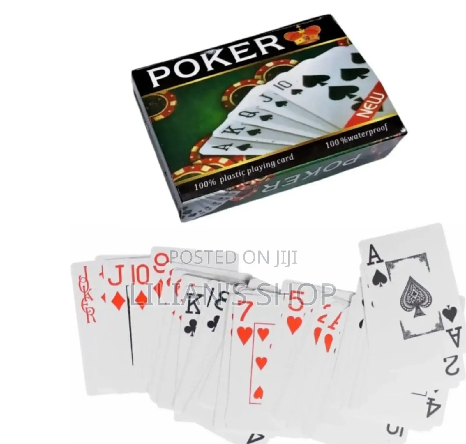 100% Plastic Waterproof Playing Cards