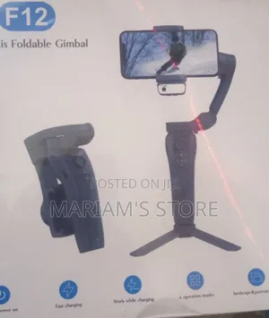 F12 3-Axis Foldable Phone Gimbal Stabilizer.