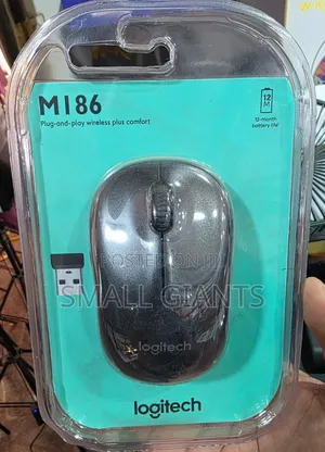 Logitech M186 Grey Wireless Mouse