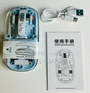 Transparent Wireless Rechargeable Magnetic Mouse