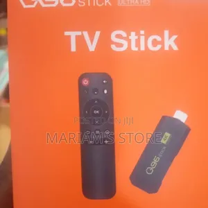 Smart Tv Stick With A Voice Remote Control And Android Tv Interface