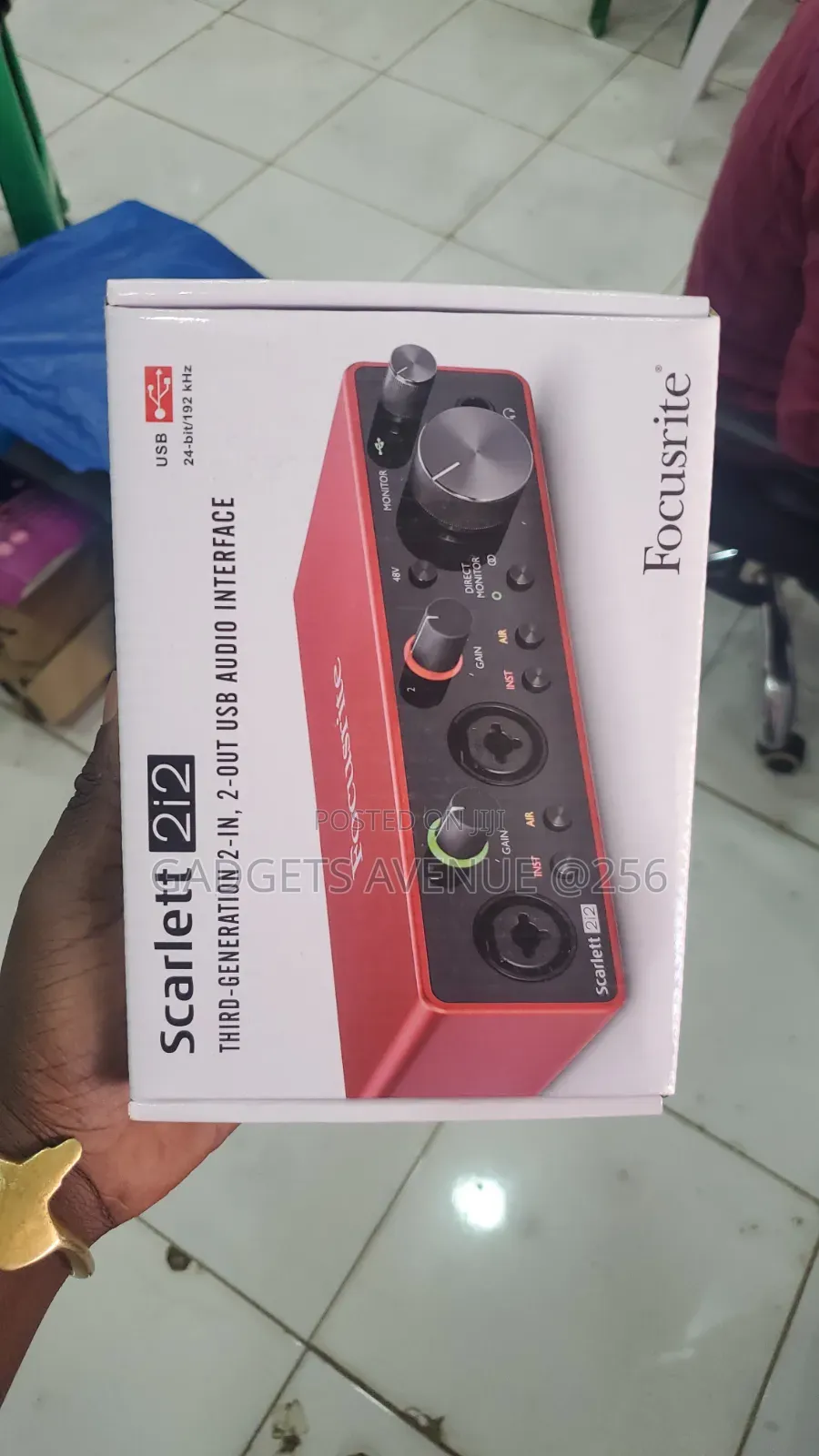 Focusrite Scarlett 2i2 (3rd Generation) Usb Audio Interface.