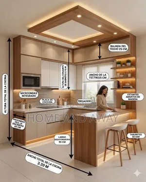 Full Kitchen Cabinets From 8,000,000/- Any Design or Colour/Material