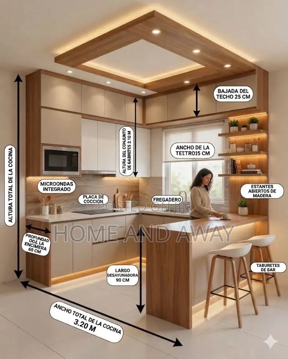 Full Kitchen Cabinets From 8,000,000/- Any Design or Colour/Material