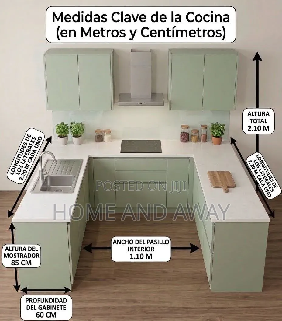 Mini U Shaped Kitchen Cabinets From 6,500,000/- In Any Customization