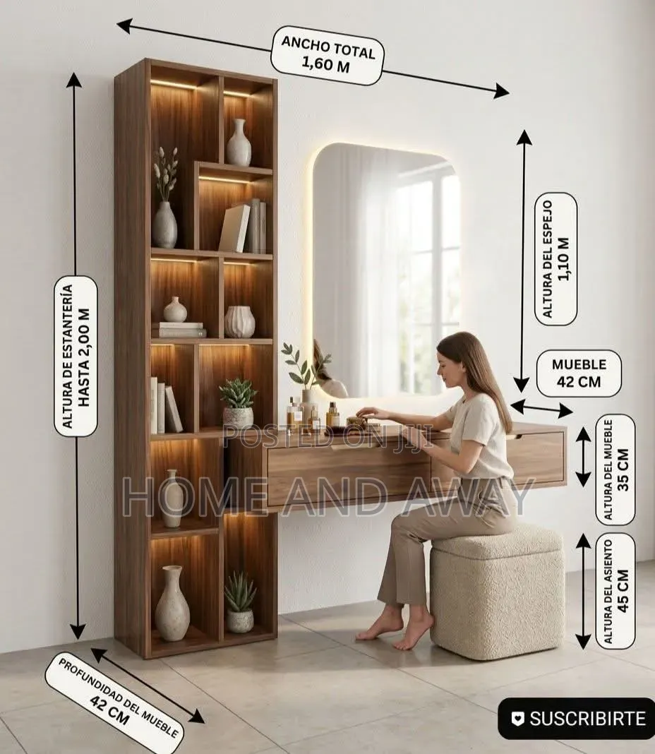 Vanity Dressing Mirror Decors With Cabinets From 1,500,000/- Order Now