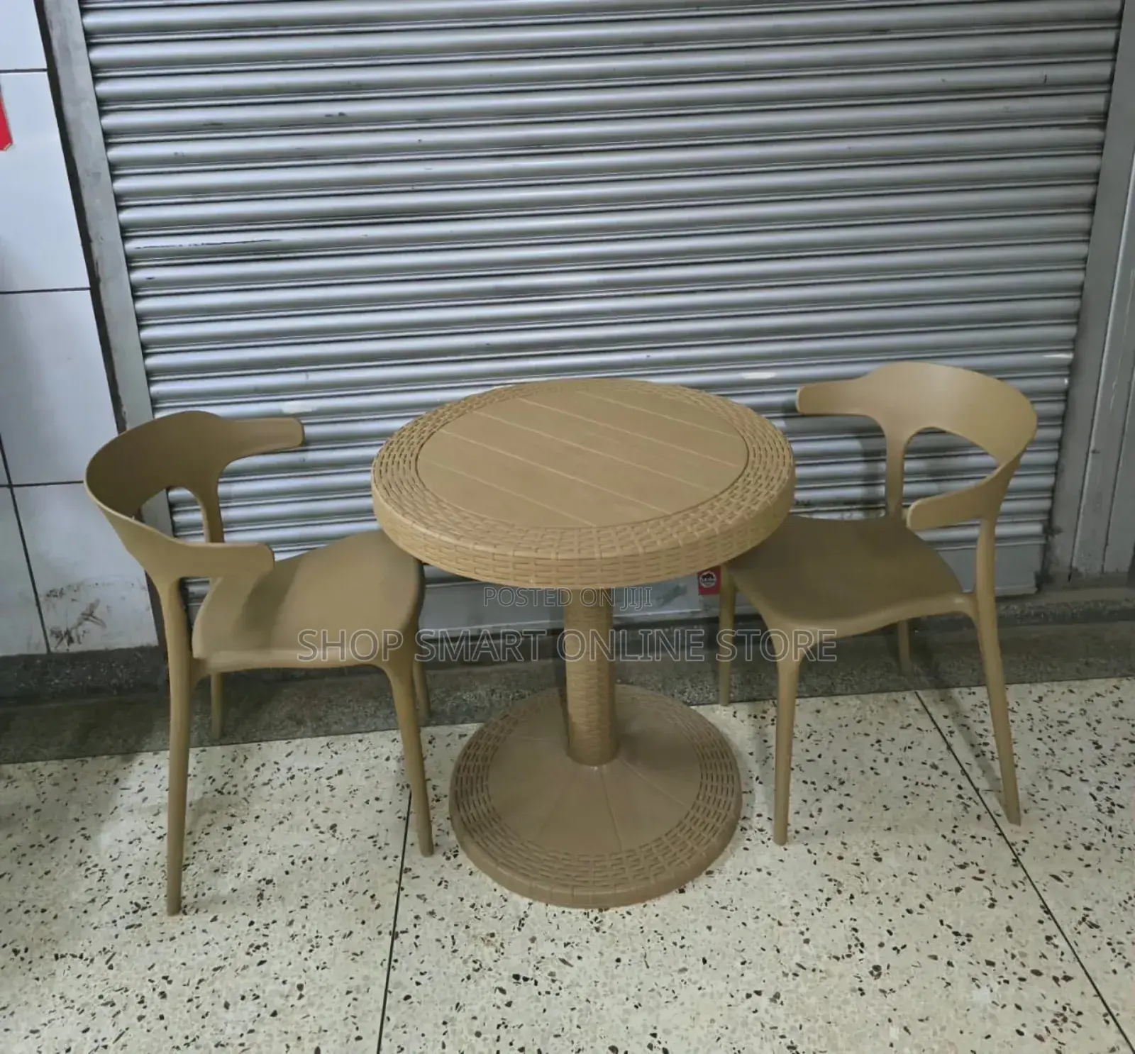 Elegance Dining Plastic Table and Chairs