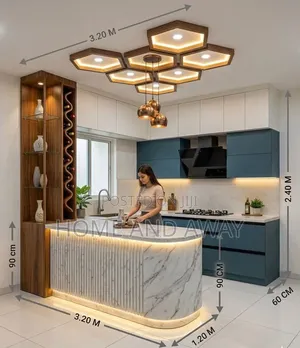 Self Contained Fully Fitted Kitchen Cabinets From 8,500,000/-