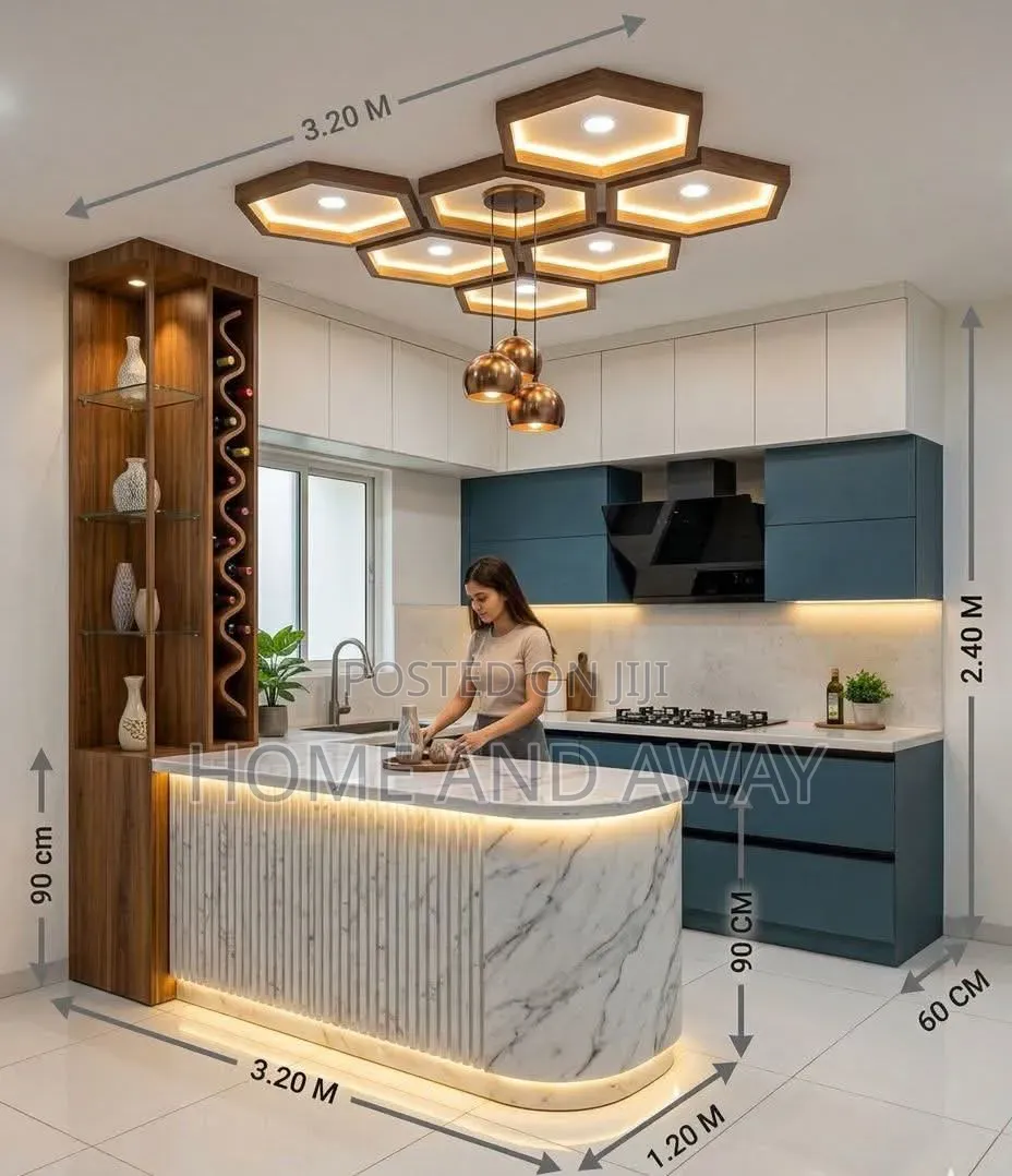 Self Contained Fully Fitted Kitchen Cabinets From 8,500,000/-