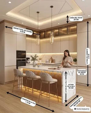 Kitchen Cabinets From 875,000/- Per Running Meter