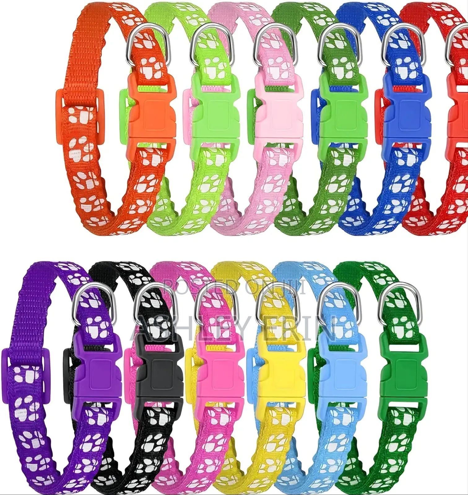 12 Pack Puppy Collars for Litter