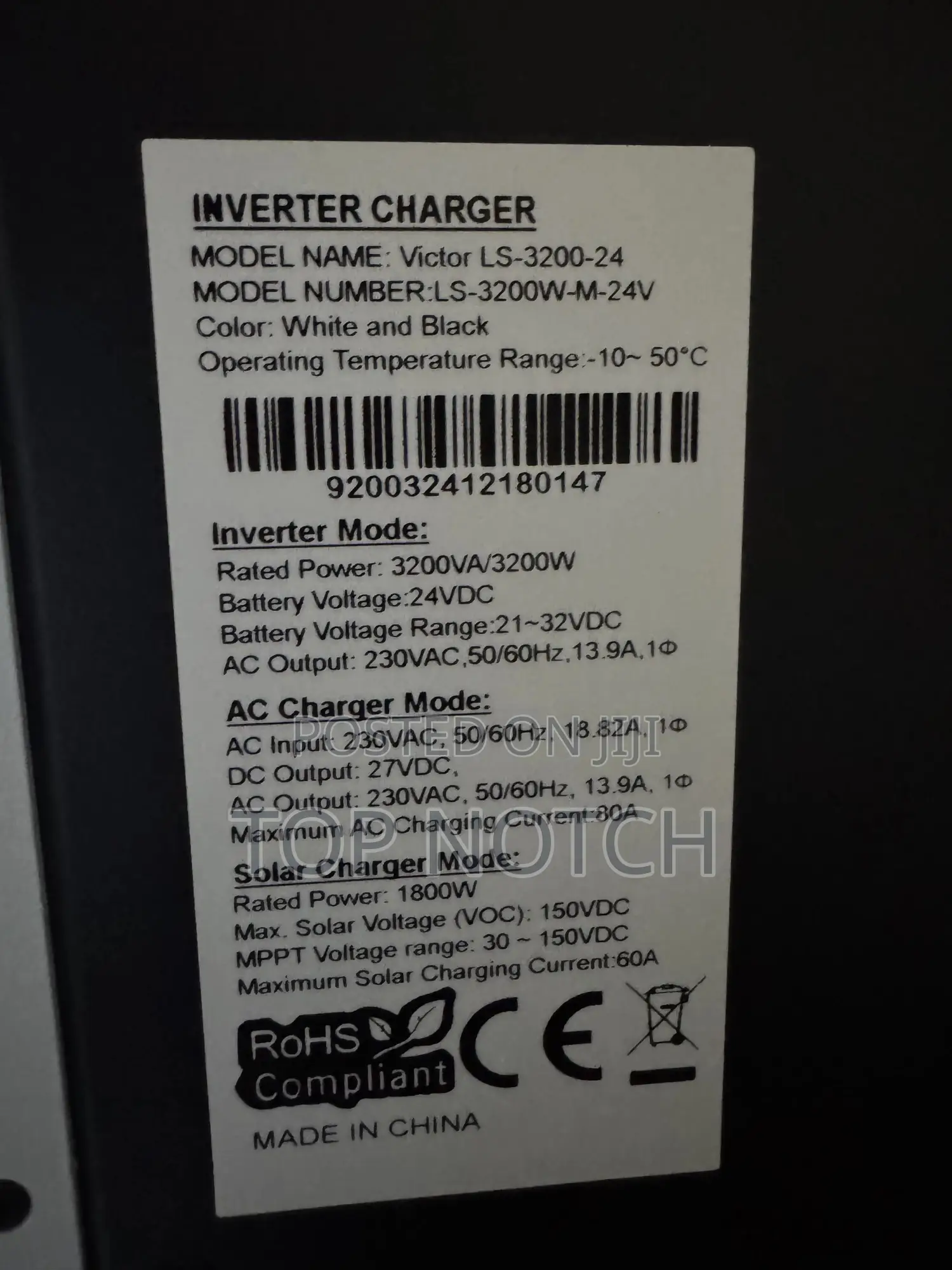 3.2kva / 3200w Sumry Hybrid Inverter