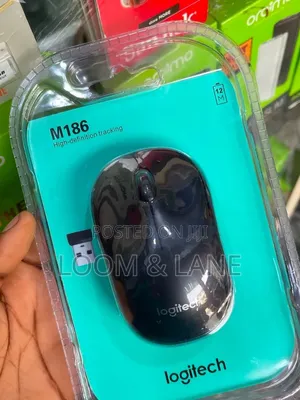 Logitech M186 Grey Wireless Mouse