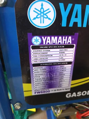 7.5kva Yamaha Generator