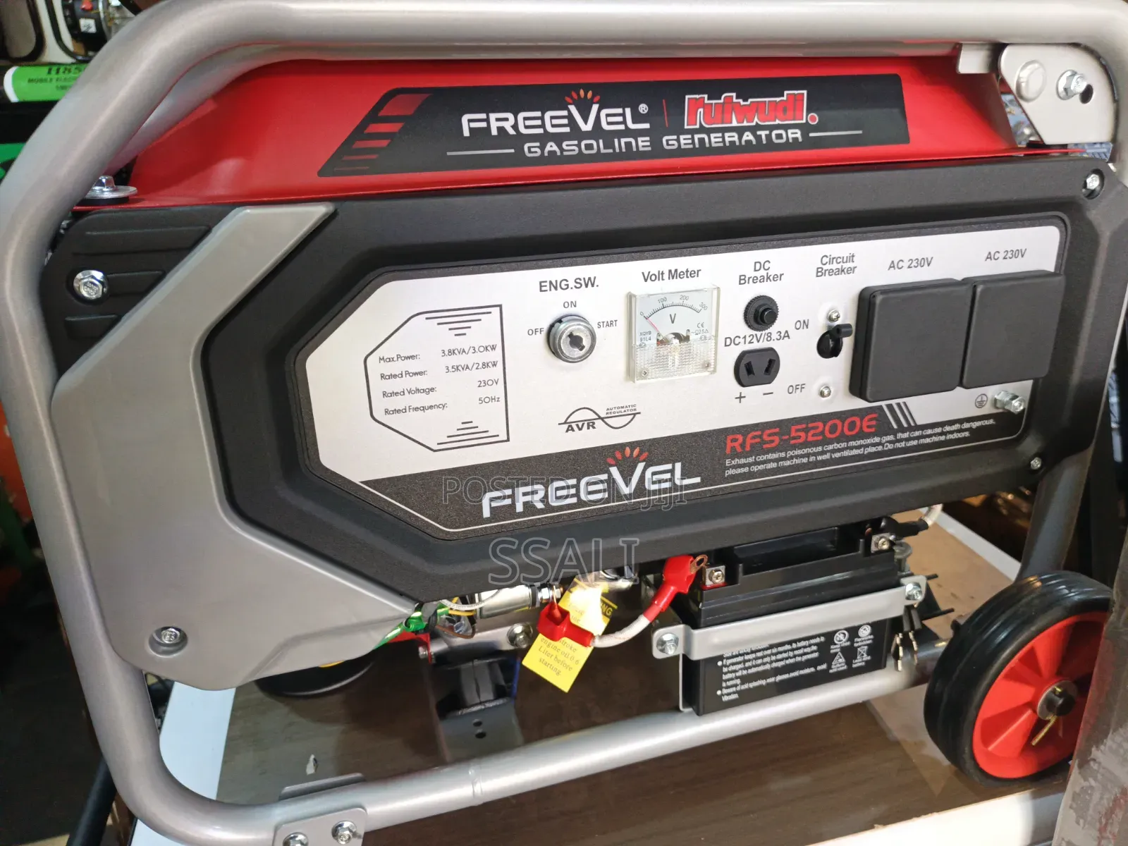4.5kva Freezer Generator Petrol Key Starts